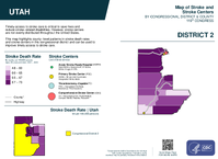 UT Congressional District 02 Stroke and Stroke Centers Map 119th Congress