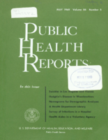Public Health Reports  v 84  no 5  cover