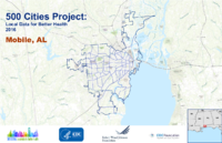 500 Cities Project Local Data for Better Health 2016 Mobile AL