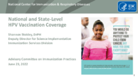 National and statelevel HPV vaccination coverage