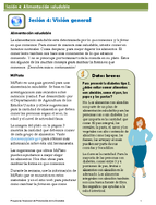 Session 4 Alimentacin saludable handout