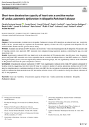 Shortterm deceleration capacity of heart rate a sensitive marker of cardiac autonomic dysfunction in idiopathic Parkinsons disease