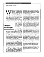 Designing Technologies