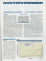 Limestone Mining Is It Noisy Or Not