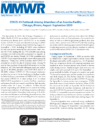COVID19 Outbreak Among Attendees of an Exercise Facility  Chicago Illinois AugustSeptember 2020