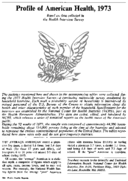 Profile of American health 1973