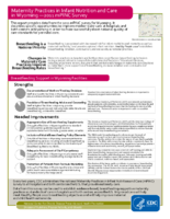 Maternity Practices in Infant Nutrition and Care in Wyoming  2011 mPINC Survey