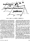 Sanitation practices and vector control at National Boy Scout Jamborees