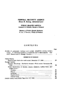 Public Health Reports  v 65 no 1  table of contents