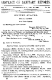 Abstract of sanitary reports  v V no 30 July 25 1890