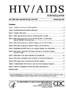 HIVAIDS Surveillance US AIDS cases reported through June 1991