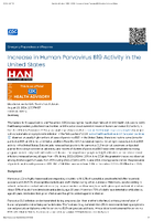 Increase in Human Parvovirus B19 Activity in the United States August 13 2024 230 PM ET