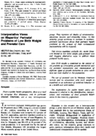 Interpretative Views On Hispanics Perinatal Problems Of Low Birth Weight And Prenatal Care