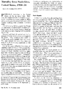 Mortality from snakebites United States 195054