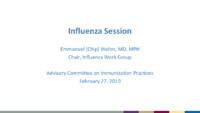 Influenza session