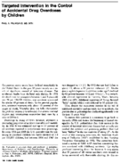 Targeted intervention in the control of accidental drug overdoses by children