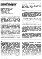 Evaluating South Carolinas community cardiovascular disease prevention project