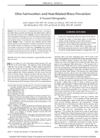 Ohio Farmworkers and HeatRelated Illness Prevention A Focused Ethnography