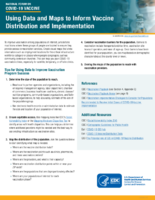 Using Data and Maps to Inform Vaccine Distribution and Implementation