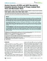 Ancient Ancestry of KFDV and AHFV Revealed by Complete Genome Analyses of Viruses Isolated from Ticks and Mammalian Hosts