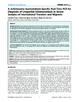 A Schistosoma haematobiumSpecific RealTime PCR for Diagnosis of Urogenital Schistosomiasis in Serum Samples of International Travelers and Migrants