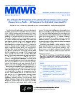 MMWR Morbidity and Mortality Weekly Report Vol 64 No 27 July 17 2015