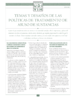 Temas y desafios de las politicas de tratamiento de abuso de sustancias