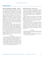 Announcement World No Tobacco Day  May 31 2017