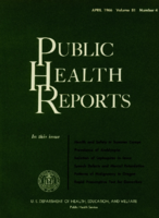 Public Health Reports  v 81 no 4 April 1966  cover