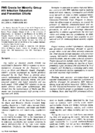 Phs Grants For Minority Group HIV Infection Education And Prevention Efforts