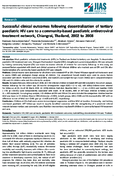 Successful clinical outcomes following decentralization of tertiary paediatric HIV care to a communitybased paediatric antiretroviral treatment network Chiangrai Thailand 2002 to 2008