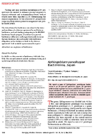 Sphingobium yanoikuyae Bacteremia Japan