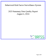 Behavioral Risk Factor Surveillance System 2023 Summary Data Quality Report August 6 2024
