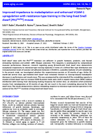 Improved Impedance to Maladaptation and Enhanced VCAM1 Upregulation with ResistanceType Training in the LongLived Snell Dwarf Pit1dwDw Mouse