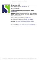 TenYear Update on Mortality Among MildSteel Welders