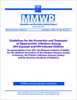 Morbidity and Mortality Weekly Report Recommendations and Reports September 4 2009  Vol 58  No RR11