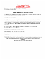 Update Management of human remains