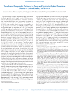 Trends and Geographic Patterns in Drug and Synthetic Opioid Overdose Deaths  United States 20132019