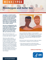 Monkeypox and safer sex