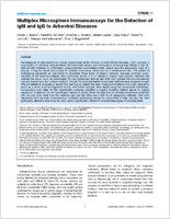 Multiplex Microsphere Immunoassays for the Detection of IgM and IgG to Arboviral Diseases