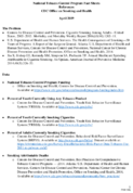 National Tobacco Control Program Fact Sheets References