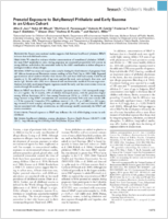 Prenatal Exposure to Butylbenzyl Phthalate and Early Eczema in an Urban Cohort