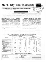 Morbidity and Mortality Weekly Report Vol 11 No 21 for Release June 1 1962