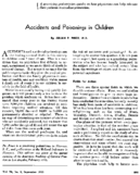 Accidents and poisonings in children