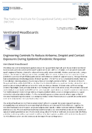 Ventilated headboards  engineering controls to reduce airborne droplet and contact exposures during epidemicpandemic response