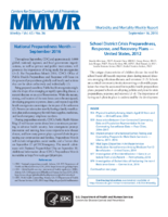 MMWR Morbidity and Mortality Weekly Report Vol 65 No 36 September 16 2016