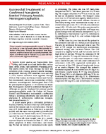 Successful Treatment of Confirmed Naegleria fowleri Primary Amebic Meningoencephalitis