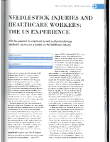 Needlestick Injuries and Healthcare Workers The US Experience