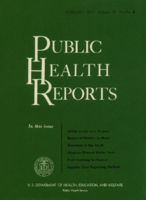 Public Health Reports  v 72  no 3  cover