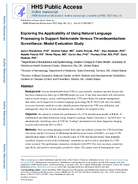 Exploring the Applicability of Using Natural Language Processing to Support Nationwide Venous Thromboembolism Surveillance Model Evaluation Study